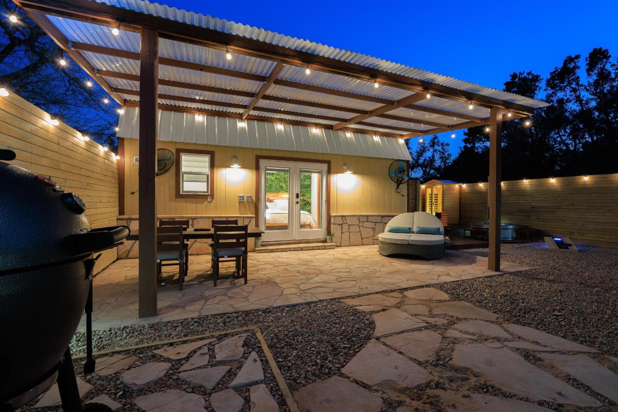 Romantic Luxury Retreat Hot Cold Pool & Sauna Wimberley Dış mekan fotoğraf