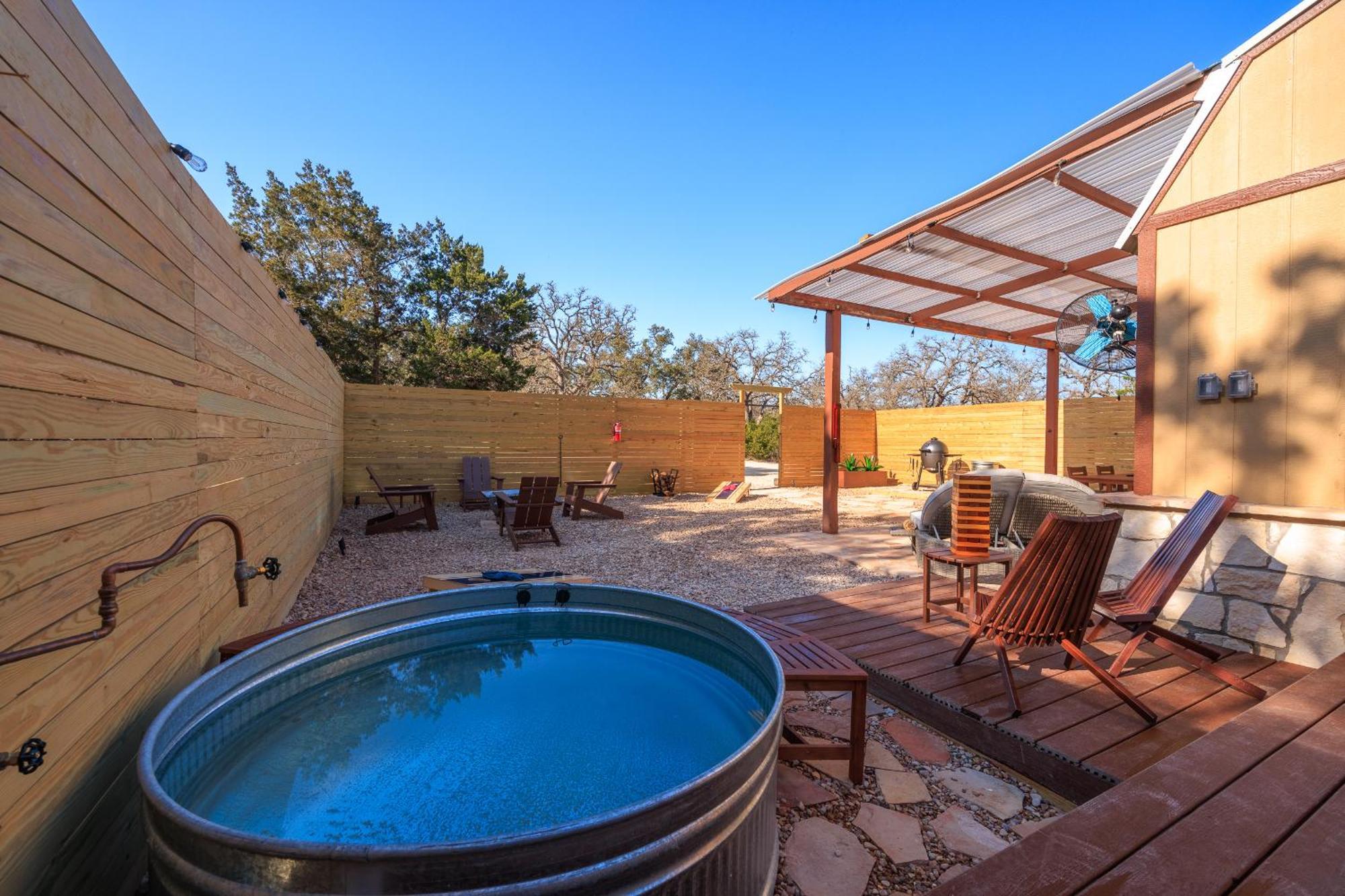 Romantic Luxury Retreat Hot Cold Pool & Sauna Wimberley Dış mekan fotoğraf