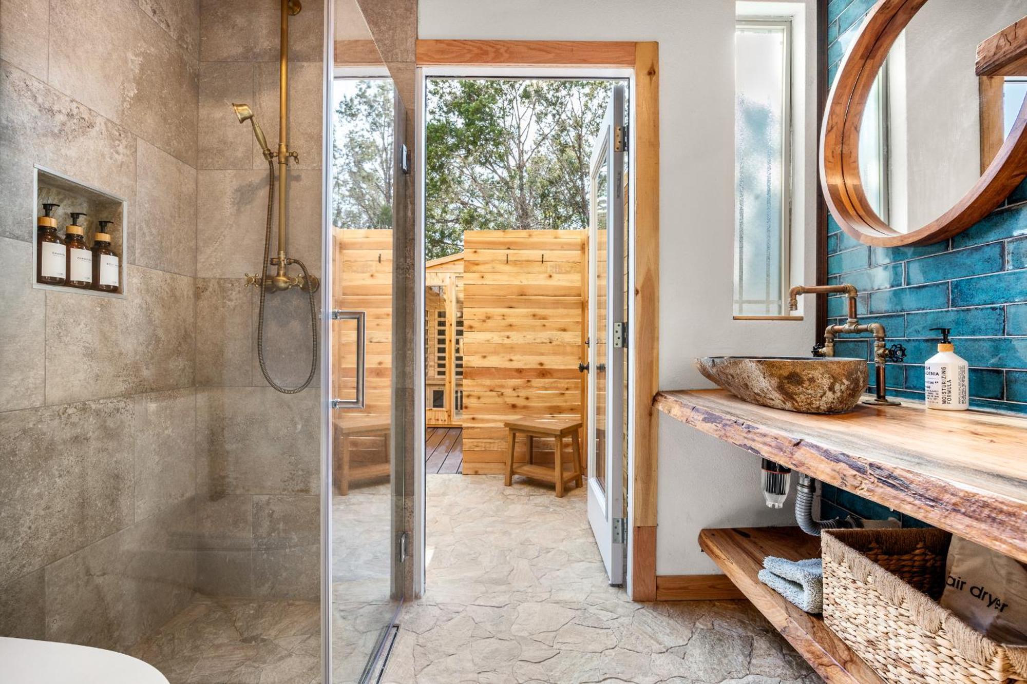 Romantic Luxury Retreat Hot Cold Pool & Sauna Wimberley Dış mekan fotoğraf