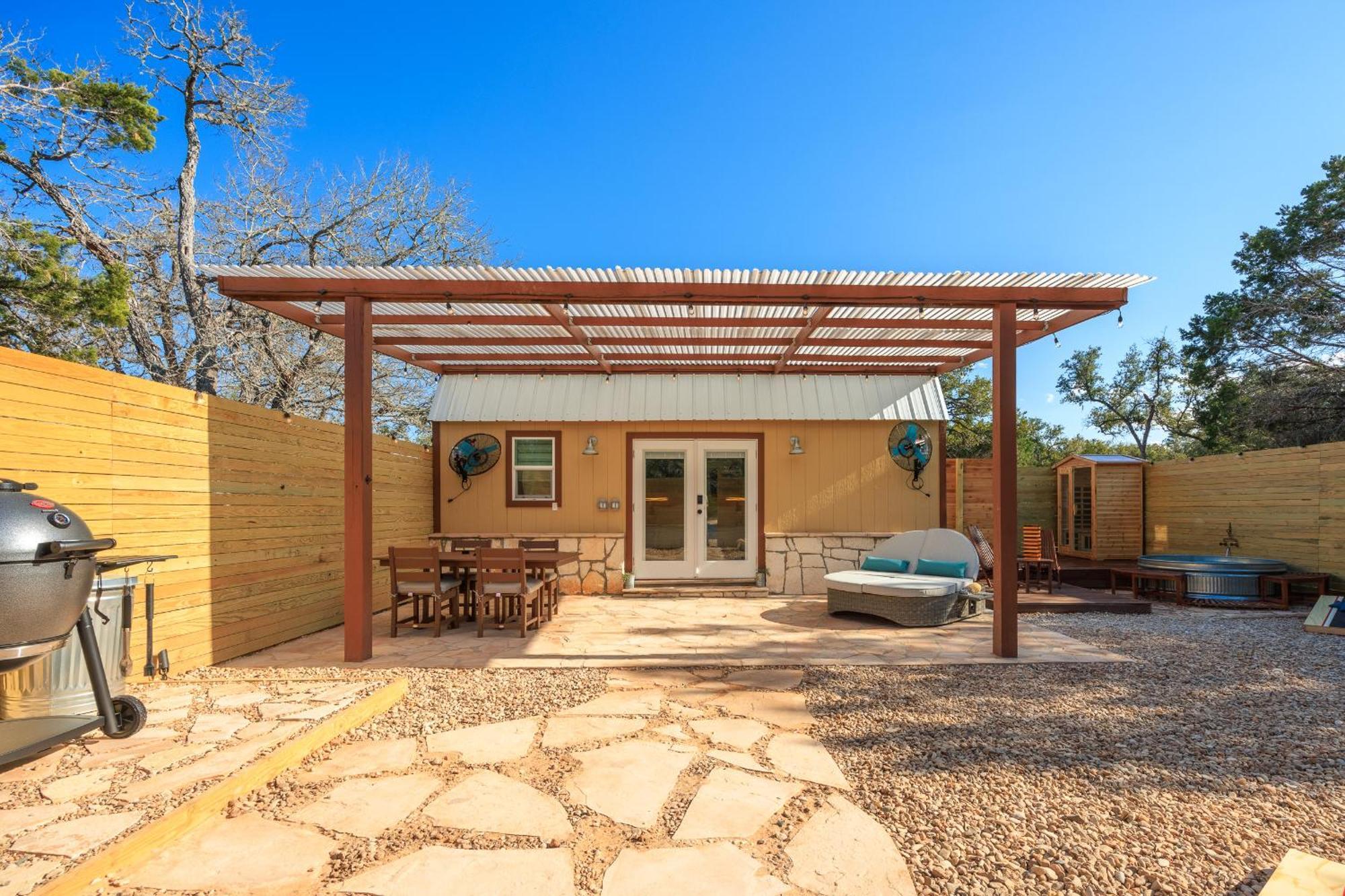 Romantic Luxury Retreat Hot Cold Pool & Sauna Wimberley Dış mekan fotoğraf